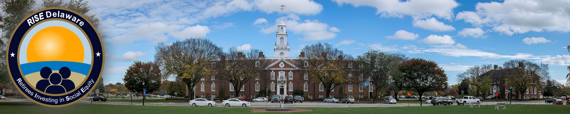 Leg Hall with RISE Logo